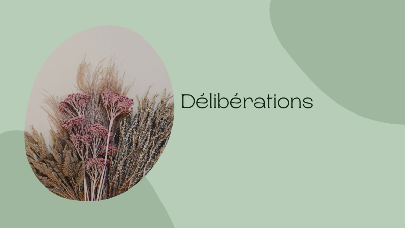 Délibérations