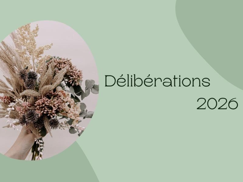 Délibérations 2026