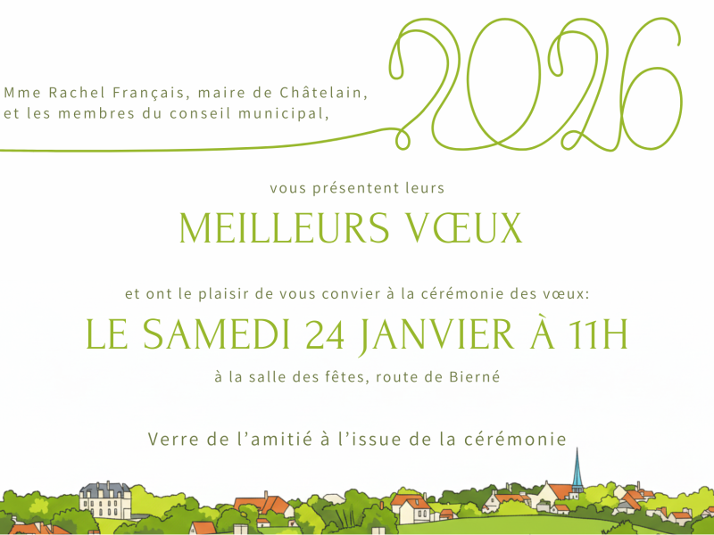 Voeux Châtelain 2026