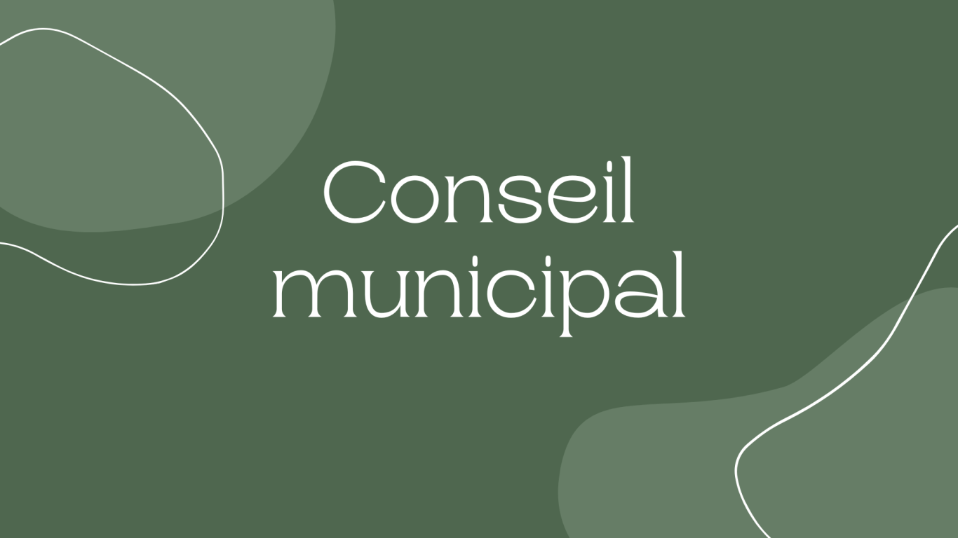 Conseil municipal