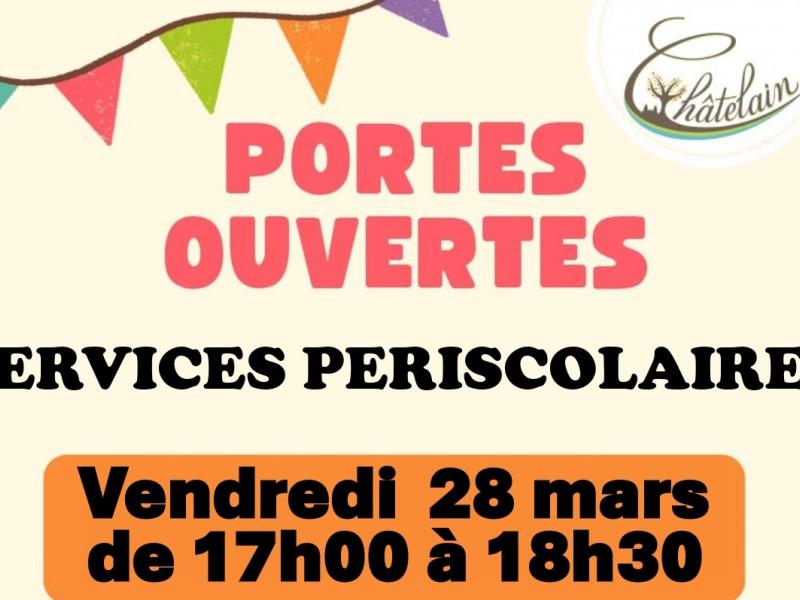 Portes ouvertes - Services périscolaires, restauration et mercredis-loisirs